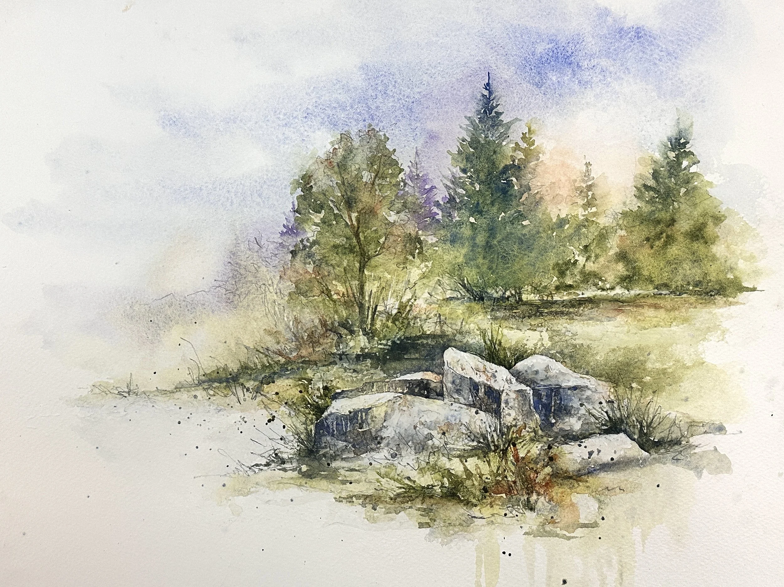 Painting Landscapes by Alison C. Board — Learning to Paint with